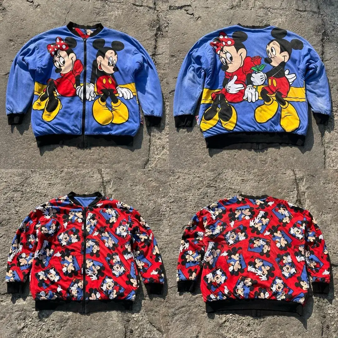 1990s MICKEY&CO 빈티지미키 리버시블 양면자켓